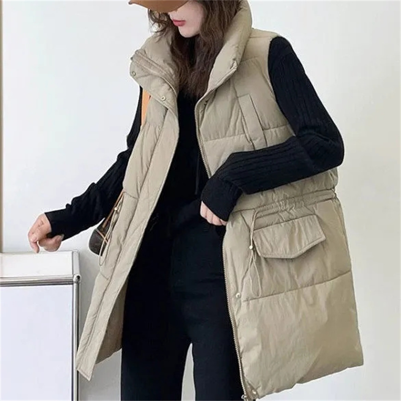 2025 New Women's Medium-length - Puffer Vest Fashion Women incelemesi ve fiyatı