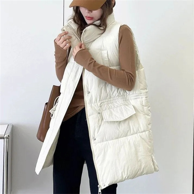 2025 New Women's Medium-length - Puffer Vest Fashion Women incelemesi ve fiyatı