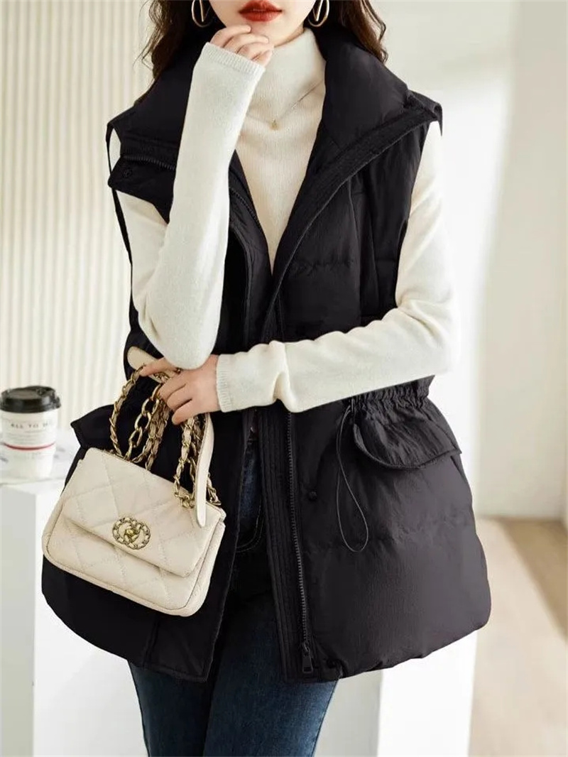 2025 New Women's Medium-length - Puffer Vest Fashion Women incelemesi ve fiyatı