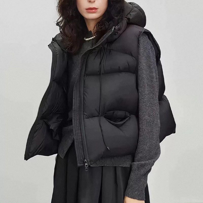 Women White Duck Down Vest Win - Puffer Vest Fashion Women incelemesi ve fiyatı