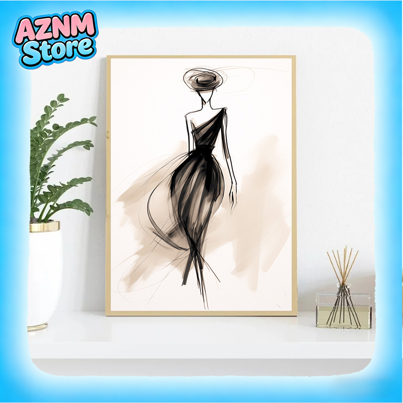Fashion Design Sketch Abstract - Fashion Women Picture incelemesi ve fiyatı