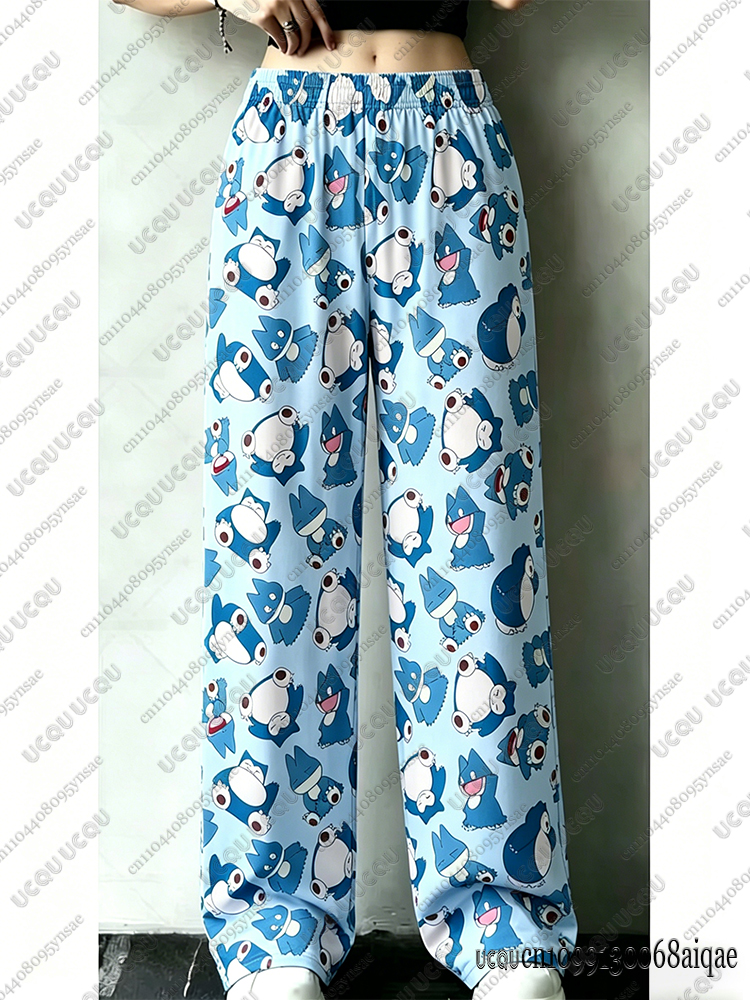 2026 Anime Pikachu&Gengar Summ - Women'S Fashion Trousers incelemesi ve fiyatı