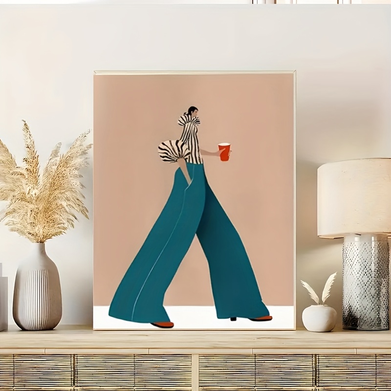 Fashionable Blue Pants Woman P - Fashion Women Picture incelemesi ve fiyatı