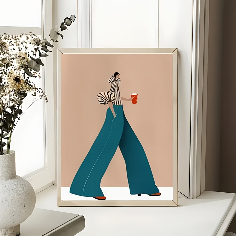 Fashionable Blue Pants Woman P - Fashion Women Picture incelemesi ve fiyatı