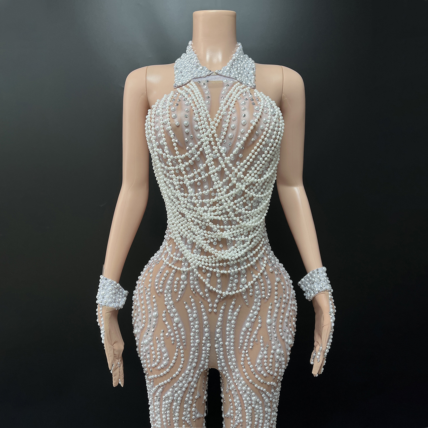 Elegant Luxury Beaded Rhinesto - Women Fashion Gloves incelemesi ve fiyatı