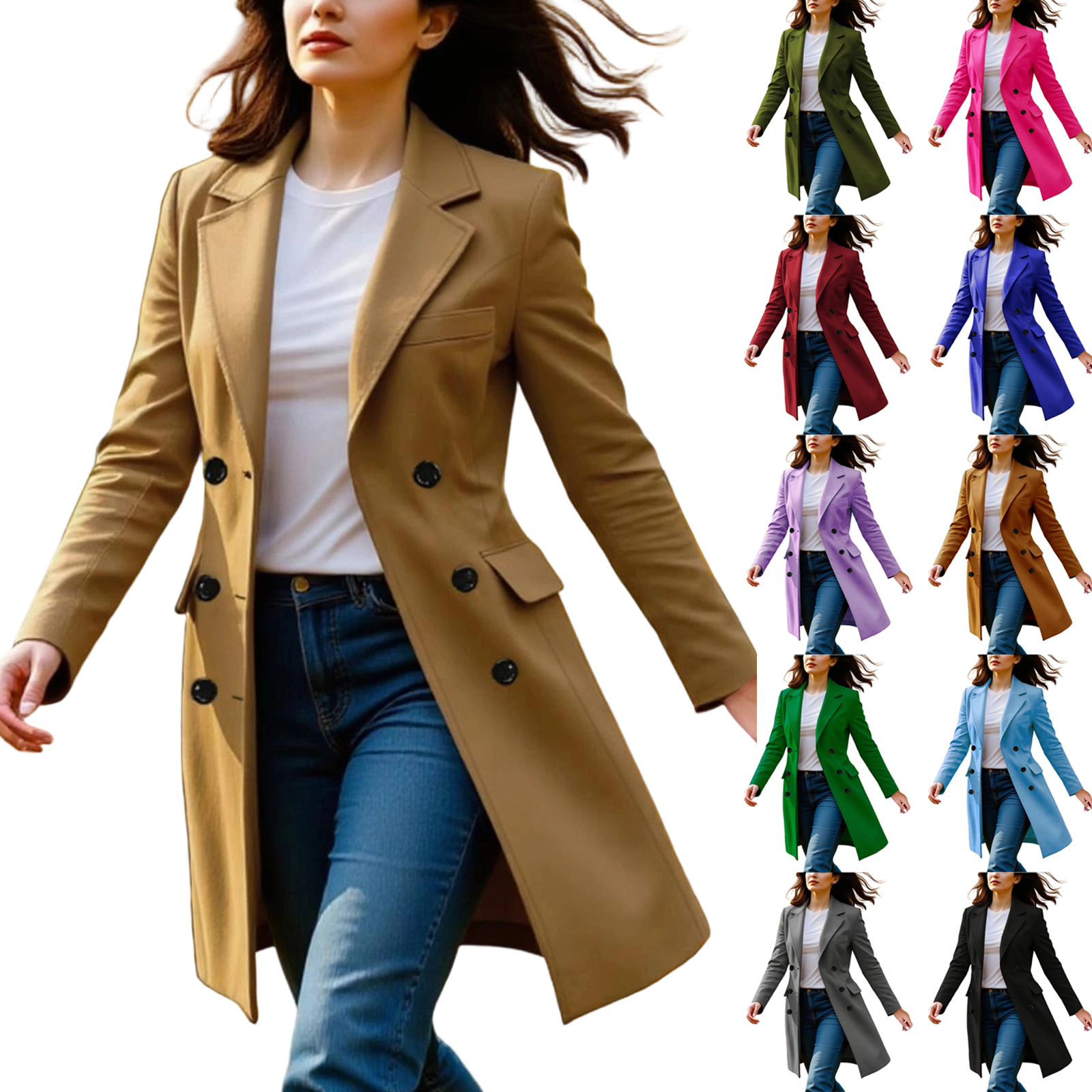 New Women's Coats Autumn Winte - Women'S Fashion Long Coat incelemesi ve fiyatı