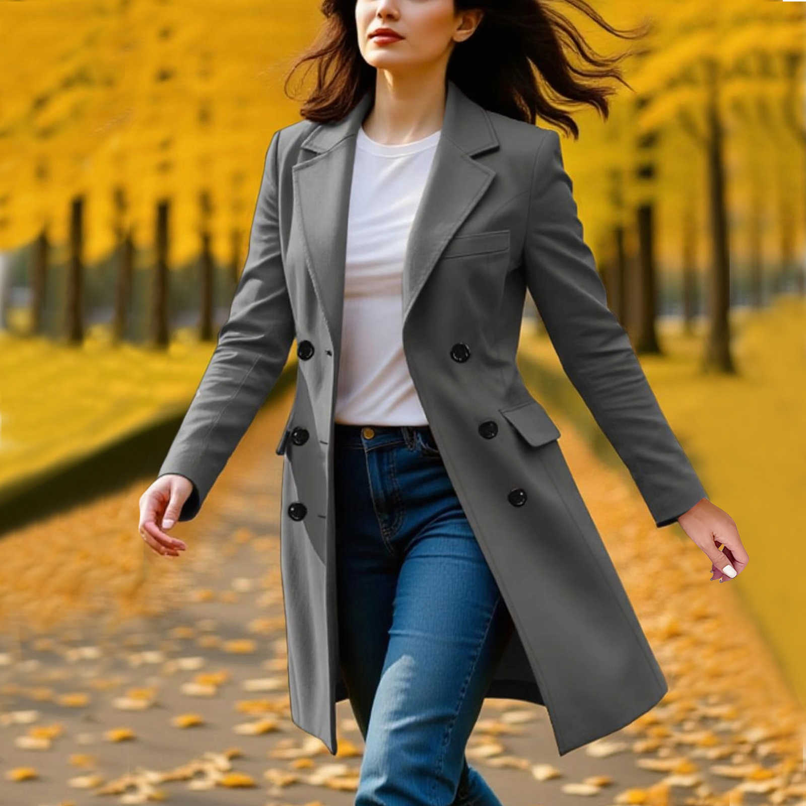 New Women's Coats Autumn Winte - Women'S Fashion Long Coat incelemesi ve fiyatı