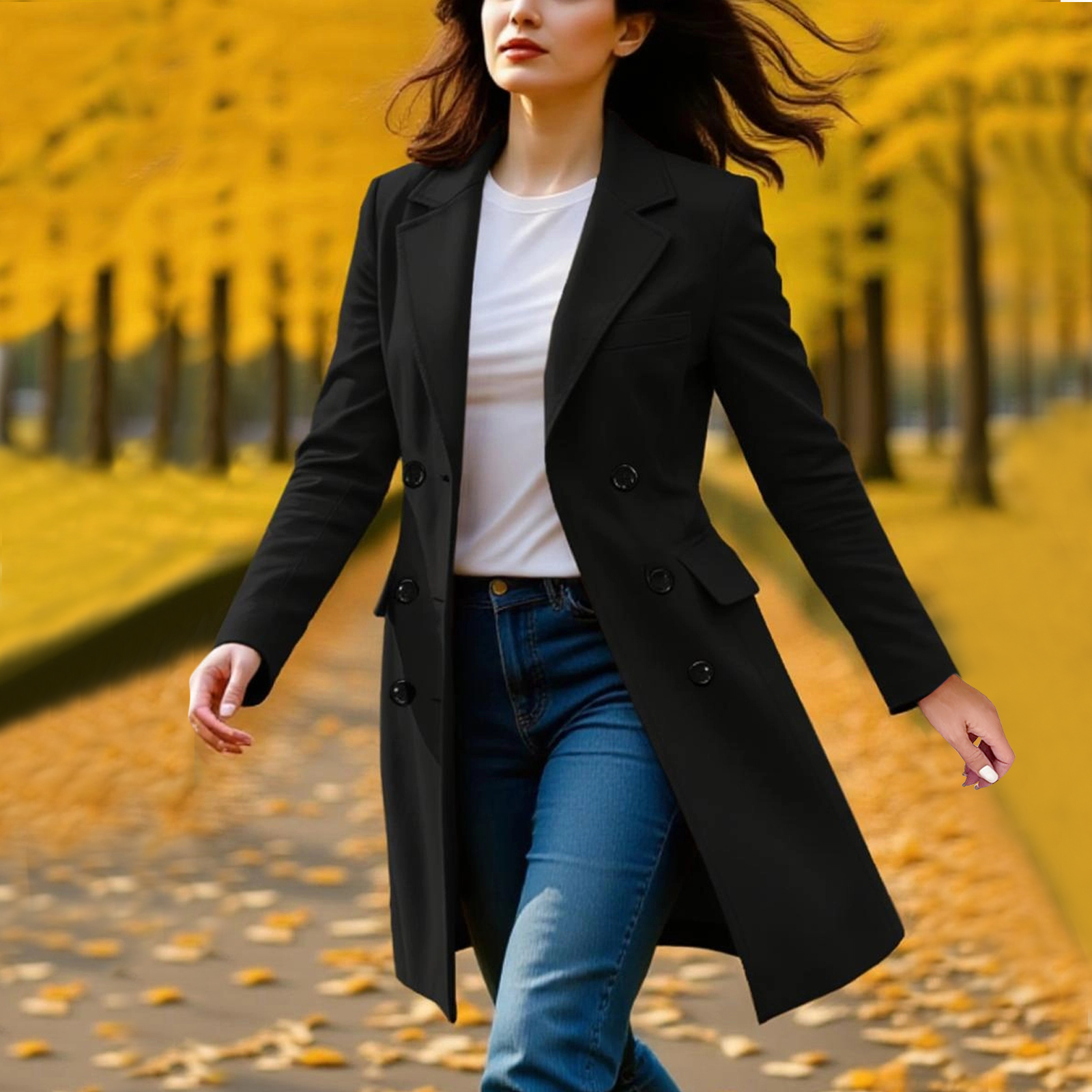 New Women's Coats Autumn Winte - Women'S Fashion Long Coat incelemesi ve fiyatı