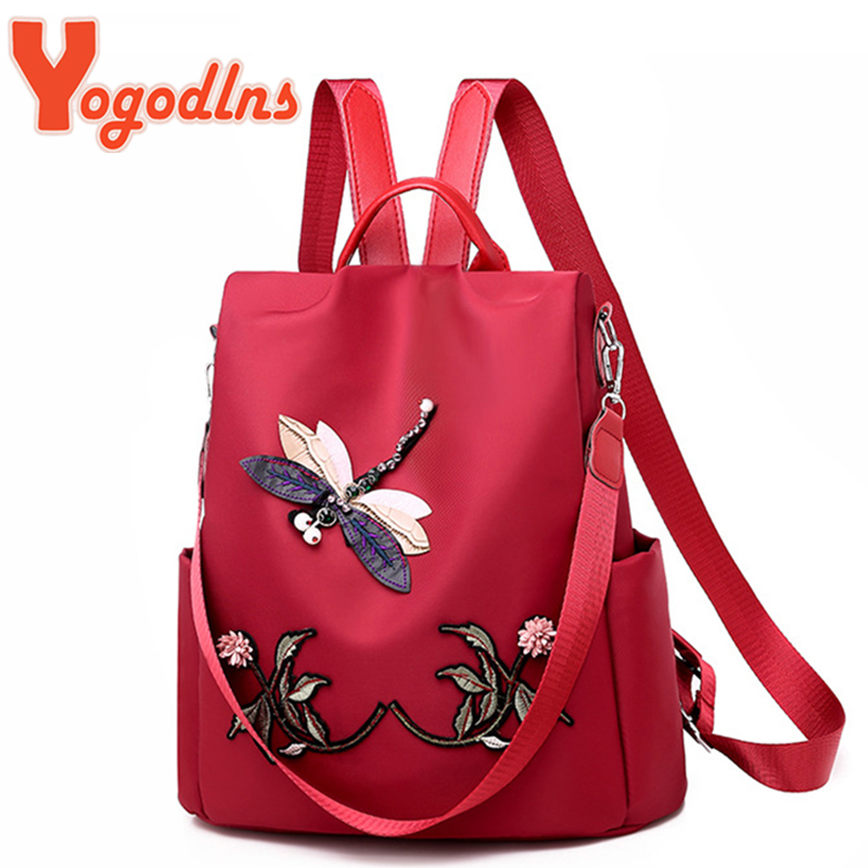 Yogodlns Fashion Embroidery Ba - Women'S Fashion Backpack incelemesi ve fiyatı