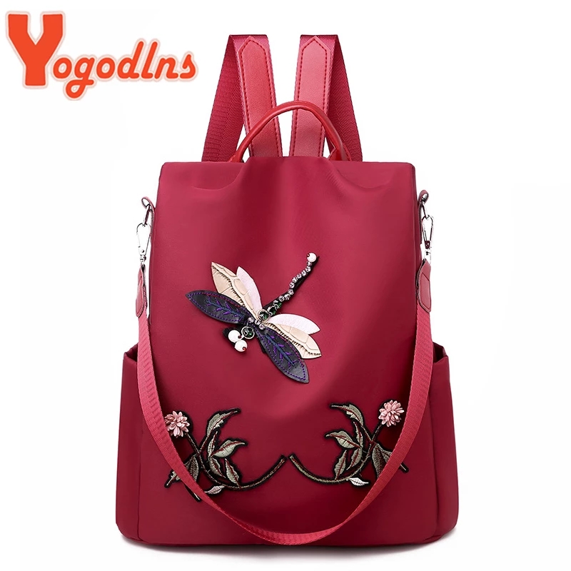 Yogodlns Fashion Embroidery Ba - Women'S Fashion Backpack incelemesi ve fiyatı