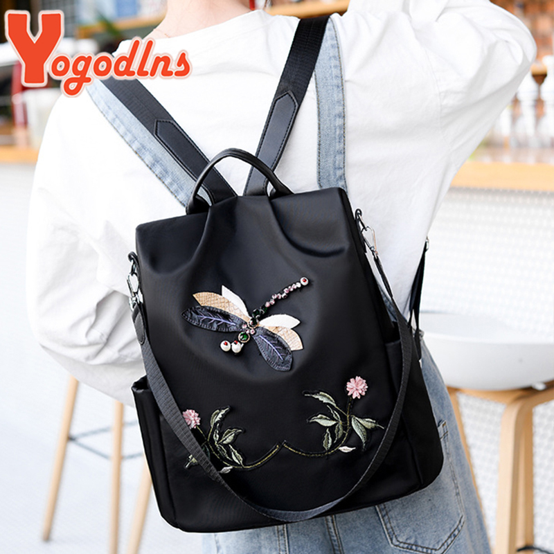 Yogodlns Fashion Embroidery Ba - Women'S Fashion Backpack incelemesi ve fiyatı