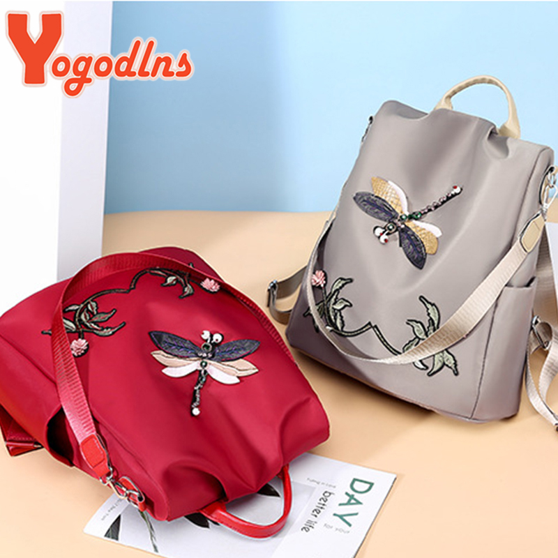 Yogodlns Fashion Embroidery Ba - Women'S Fashion Backpack incelemesi ve fiyatı