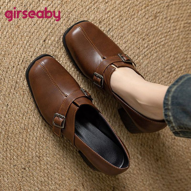 Girseaby Vintage Women Pumps S - Fashion Women Belt incelemesi ve fiyatı