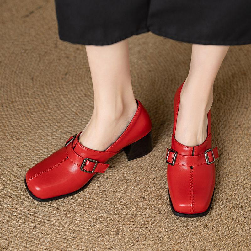 Girseaby Vintage Women Pumps S - Fashion Women Belt incelemesi ve fiyatı